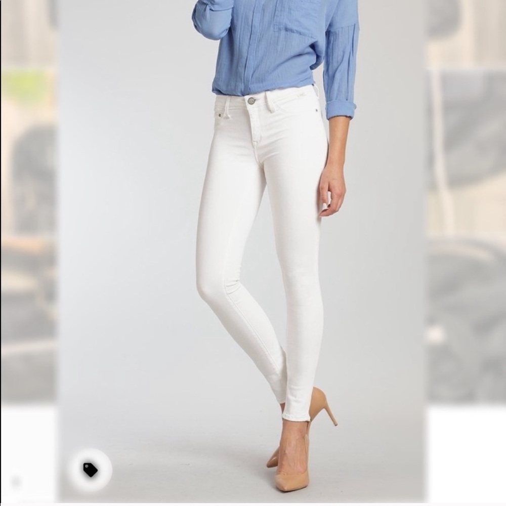 Mavi Super Skinny White Jeans